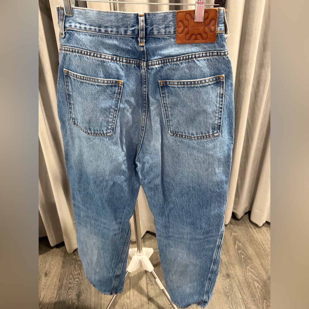 Stylish High Rise Blue Women's Jeans - Picture 3 of 3